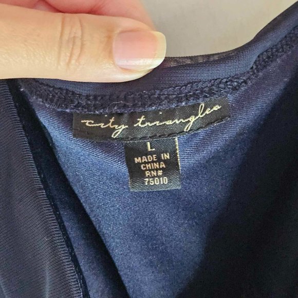 Women’s City Triangles Formal Halter Dress Size Large - Picture 7 of 10